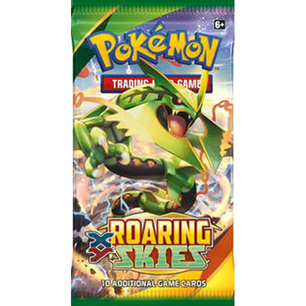 POKEMON XY ROARING SKIES BOOSTER PACK WITH 5 CARDS BLISTER PACK FREE SHIPPING